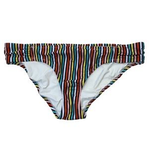 Allihop by Anthropologie bikini bottom multicolor striped large
